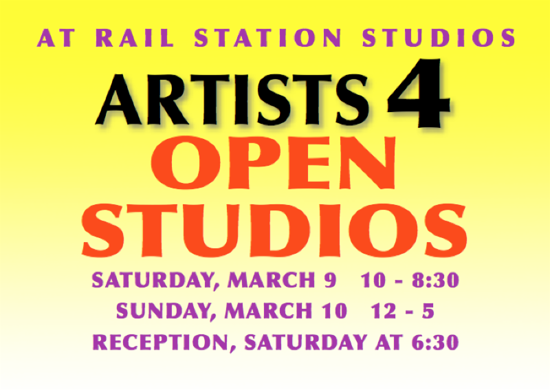 Rail Station Open Studios March 9 & 10