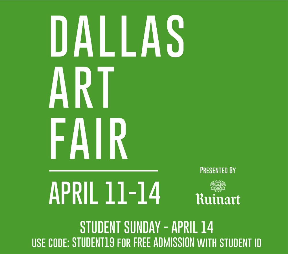 The Dallas Art Fair and ACTX present: FREE STUDENT SUNDAY (April 14)