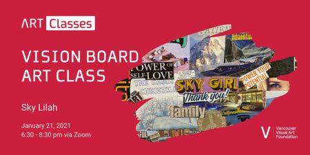 Vision Board Art Class – online Jan. 21