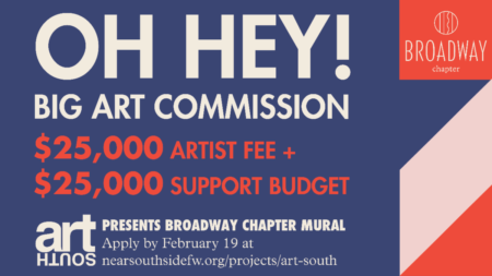 Mural Opportunity – $50,000 at Broadway Chapter – Feb. 19 deadline