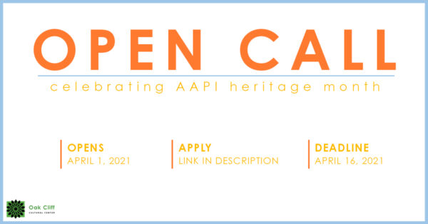 Open call for Instructors: AAPI Heritage Month