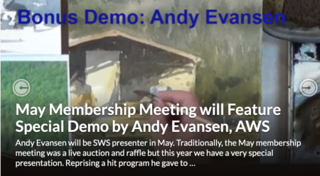 Andy Evansen video demo for Southwestern Watercolor Society