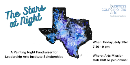 Join BCA’s Leadership Arts Alumni for The Stars at Night, A Watercolor Painting Class