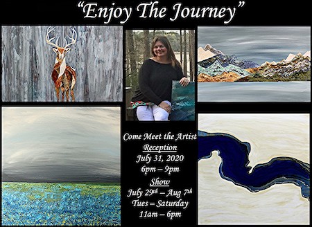 “Enjoy the Journey” by artist Kelly Gowan at Giddens Gallery