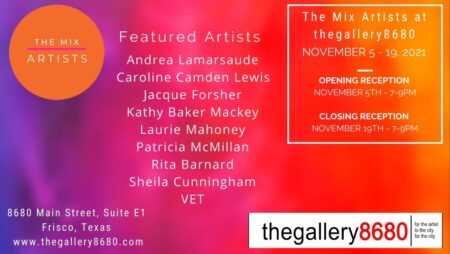 The Mix Artists at the gallery8680 Nov. 5 – 19