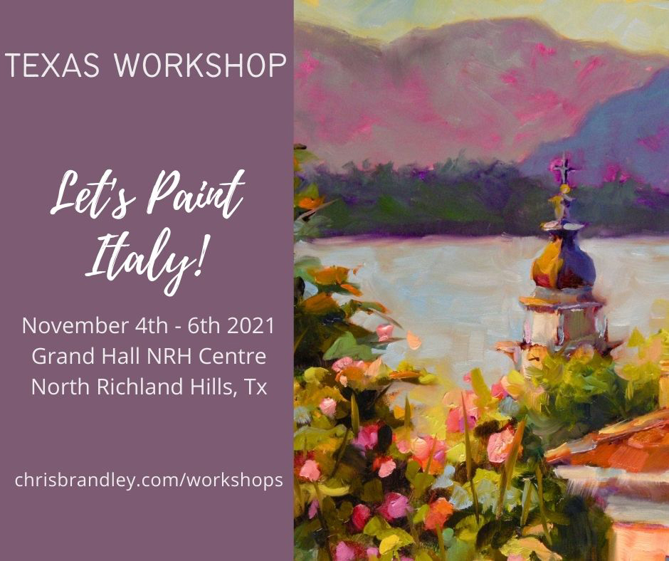 Texas Workshop: Let’s Paint Italy! Nov. 4 – 6