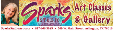 Sparks Art Studio workshops: journals and mosaics