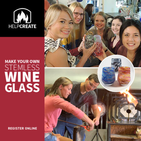 Create your own Stemless Wine Glass at Vetro Glass