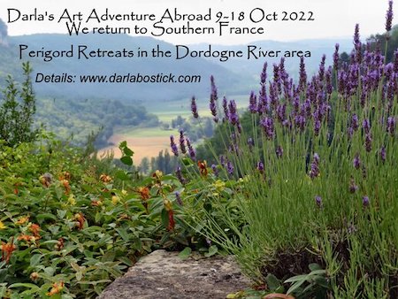 Darla Bostick’s ART ADVENTURE ABROAD – Southern France in October 2022