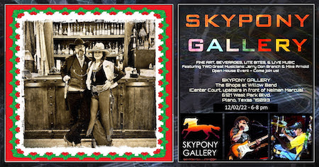 SKYPONY GALLERY – “TIS THE SEASON” Party on Dec. 2