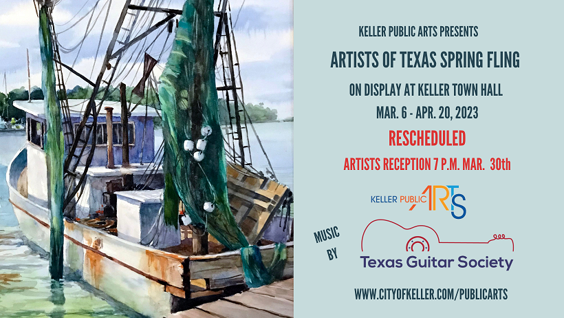 Artists of Texas Spring Fling RESCHEDULED!