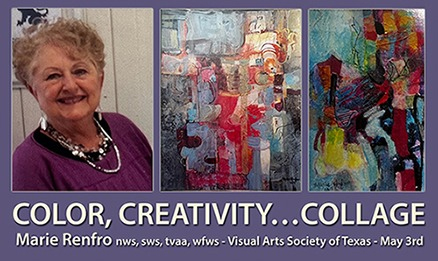 COLOR, CREATIVITY…COLLAGE, a presentation by Artist Marie Renfro at VAST