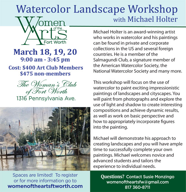 Michael Holter Watercolor Landscape Workshop