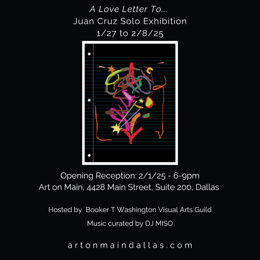 A Love Letter To… – Juan Cruz Solo Exhibition